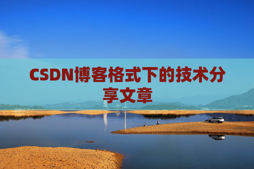 CSDN博客格式下的技术分享文章